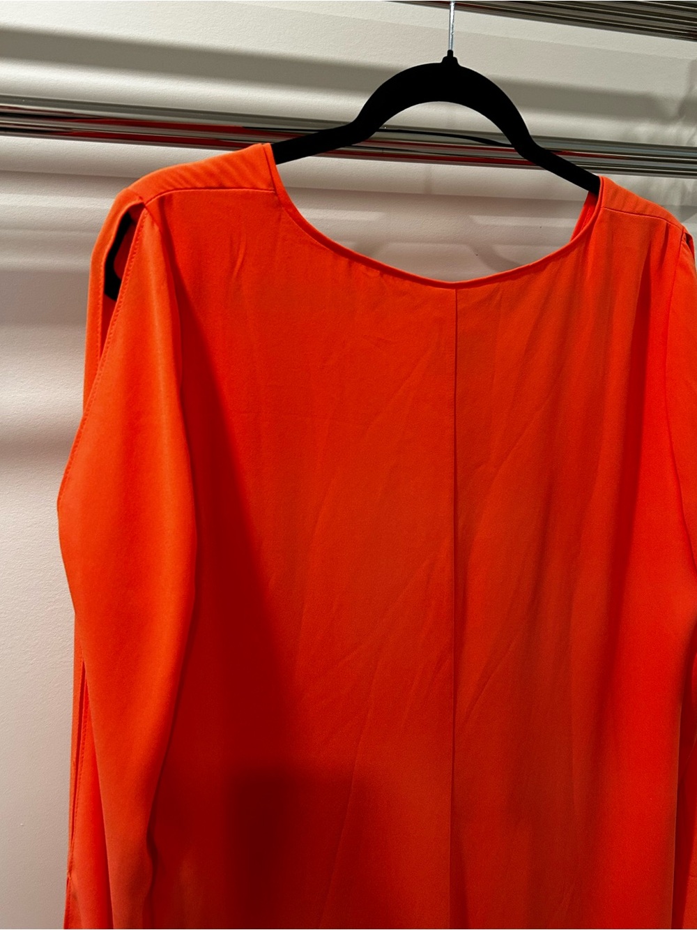 Joseph Ribkoff Orange Tunic Dress Cutout Sleeves Size 10 - Picture 8 of 10